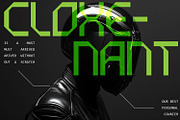Clexon - Futuristic Geometric Font, a Sans Serif Font by CuratedType Studio (Thumbnail 6 of 11)