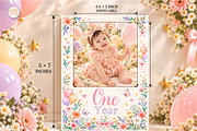 Baby Monthly Milestone Photo Canva, a Marketing Template by KennedyStudio (Thumbnail 3 of 9)