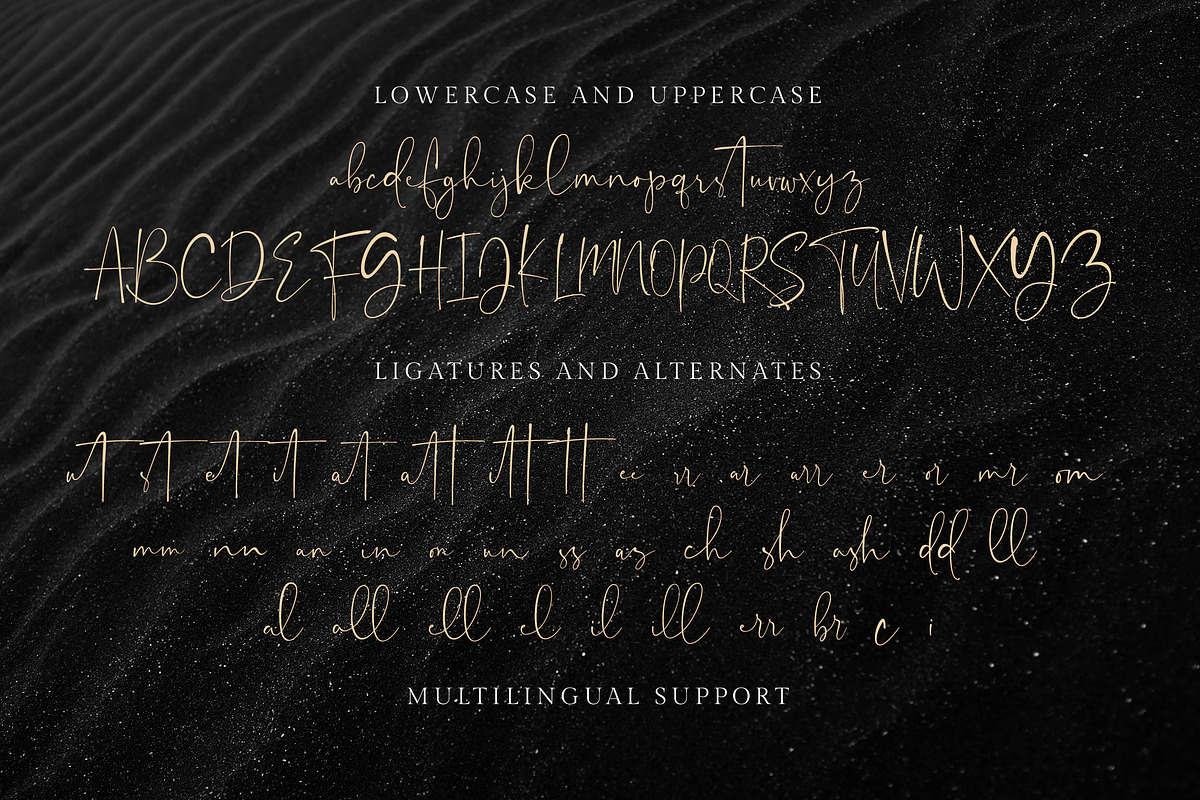 Undercut - Stylish Signature Font preview 8