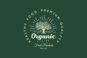Organic natural food tree logo, a Food Illustration by provector (Thumbnail 6 of 6)