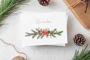 Christmas time 3. Watercolor clipart, an Illustration by Elena Medvedeva (Thumbnail 8 of 10)