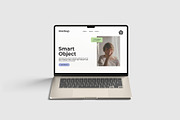 Macbook Air 15 Mockup, a Mac Mockup by graphicpages (Thumbnail 4 of 15)