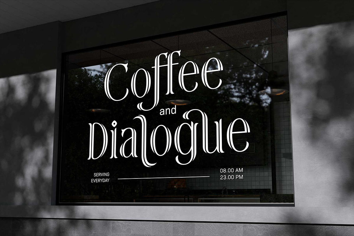 Rainhalf-Beautiful Display Serif, a Serif Font by Arterfak Project (Photo 5 of 13)
