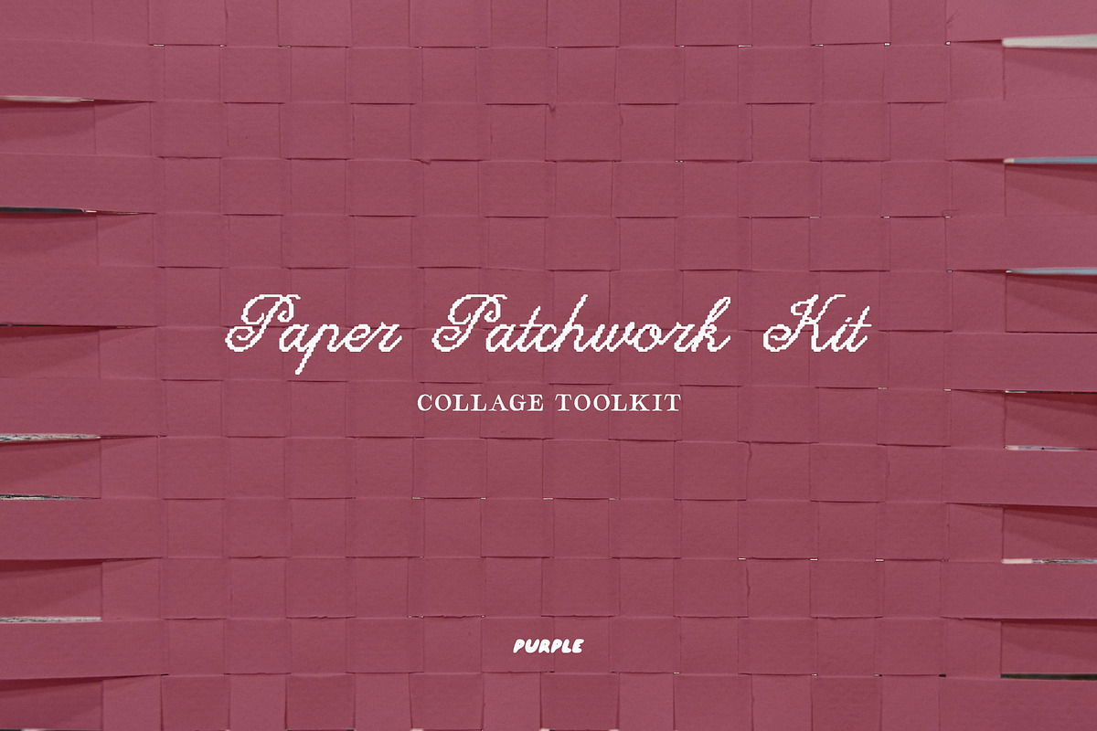 Paper Patchwork: Collage Toolkit, a Texture Graphic by Purple (Photo 11 of 12)