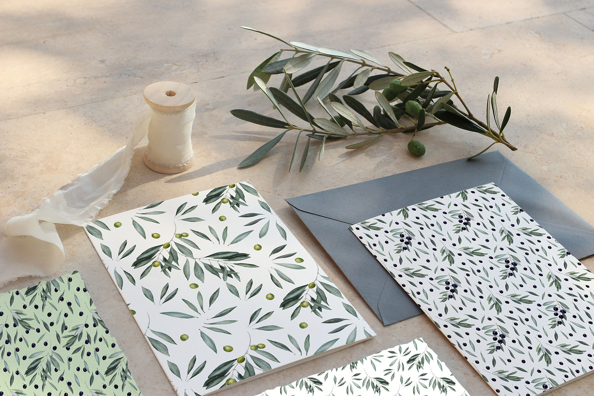 Toscana Olives Greenery, a Food Illustration by Olga Koelsch (Photo 8 of 13)