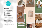 Boho Instagram Story Template, a Social Media Template by DesignKora (Thumbnail 1 of 10)