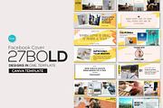 Facebook Bold | Canva, a Social Media Template by Analogi Studio (Thumbnail 1 of 12)