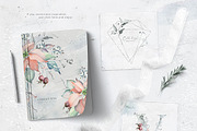 Winter Watercolors&Alphabets, a Decorative Illustration by Eva Katerina (Thumbnail 18 of 23)