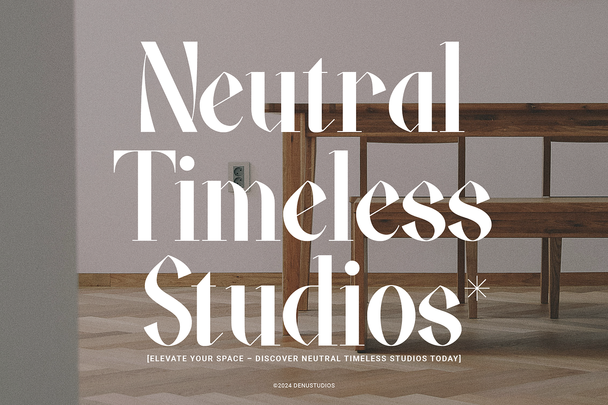 Fiably Manor | Modern Display Serif, a Serif Font by Denustudios (Photo 6 of 13)