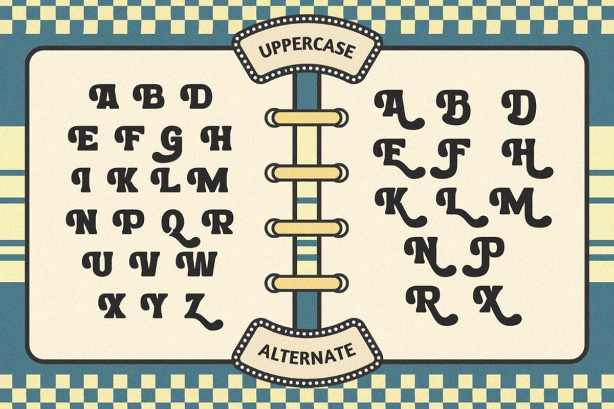 Retro Way - Vintage Logo Font, a Serif Font by Nirmana Visual (Photo 9 of 15)