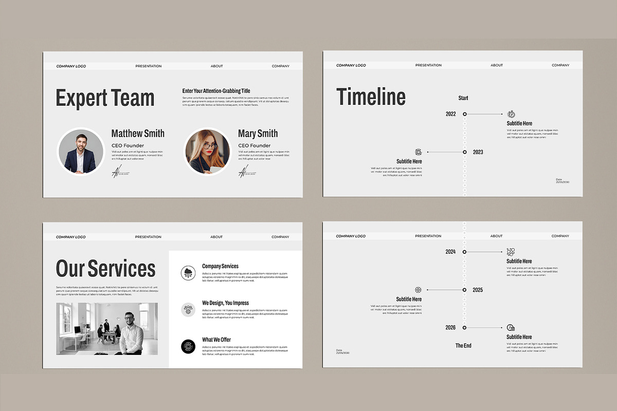Company Marketing Plan Presentation, a Presentation Template by MightyDesign (Photo 3 of 7)