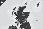 Map of Great Britain and Ireland, an Illustration by MaximGertsen (Thumbnail 3 of 4)