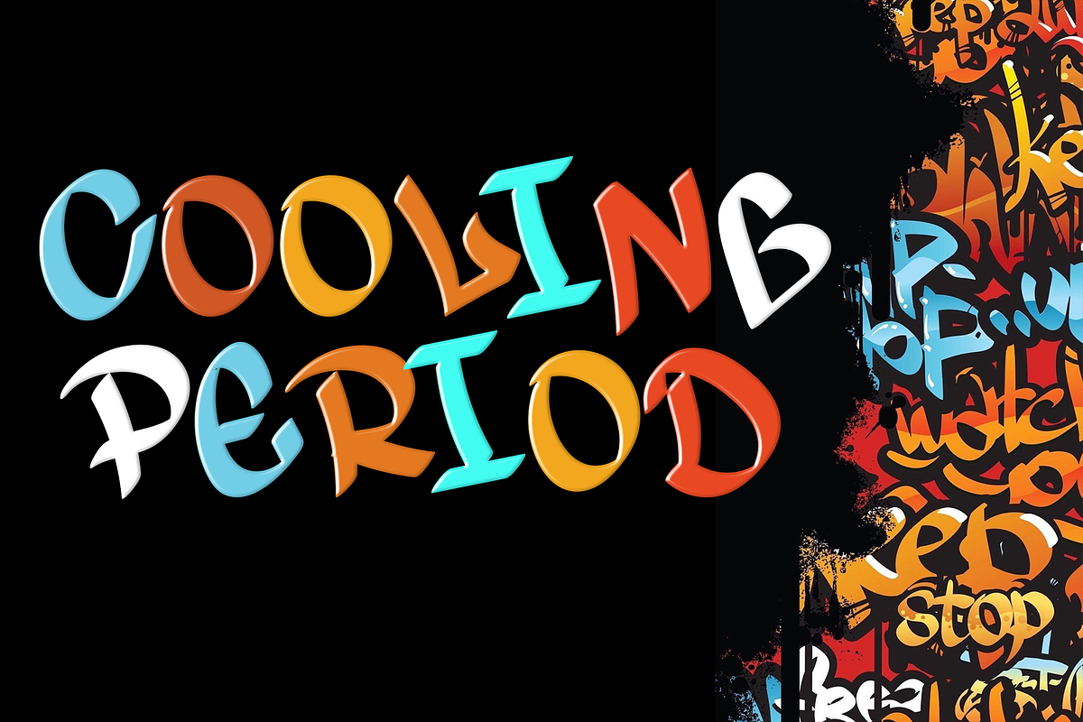 Cooling Period, a Script Font by FreshTypeINK (Photo 1 of 8)