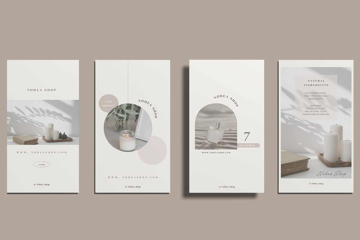 Beige Craft Shop Instagram Template, a Social Media Template by NoheaDesignShop (Photo 6 of 11)