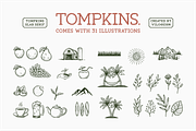 Tompkins a Vintage Slab Serif Font, a Serif Font by Vilogsign (Thumbnail 6 of 8)