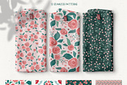 Berries & Roses collection, a Decorative Illustration by Cozy pattern shop (Thumbnail 2 of 7)