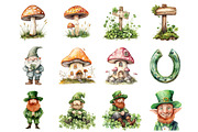 Cute St. Patrick's Day Clipart, an Illustration by Design Market (Thumbnail 3 of 4)