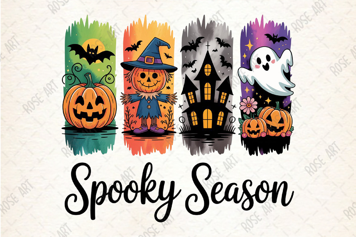 Spooky Season Brush Stock PNG, an Illustration by Rose Art (Photo 1 of 5)