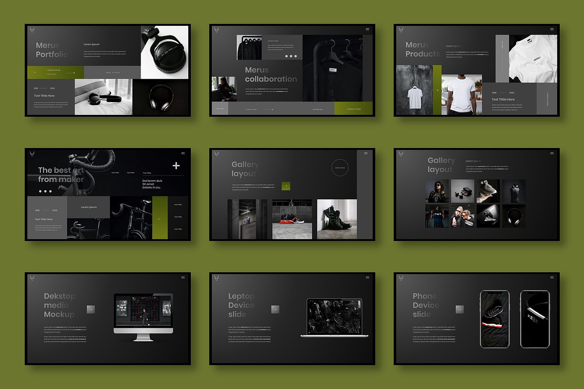 Merus - Business Google Slide, a Presentation Template by Dens Creative Studio (Photo 4 of 6)