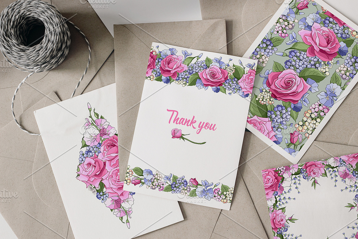 Flowers. Vector set, a Pattern Graphic by Sam2211 (Photo 6 of 13)