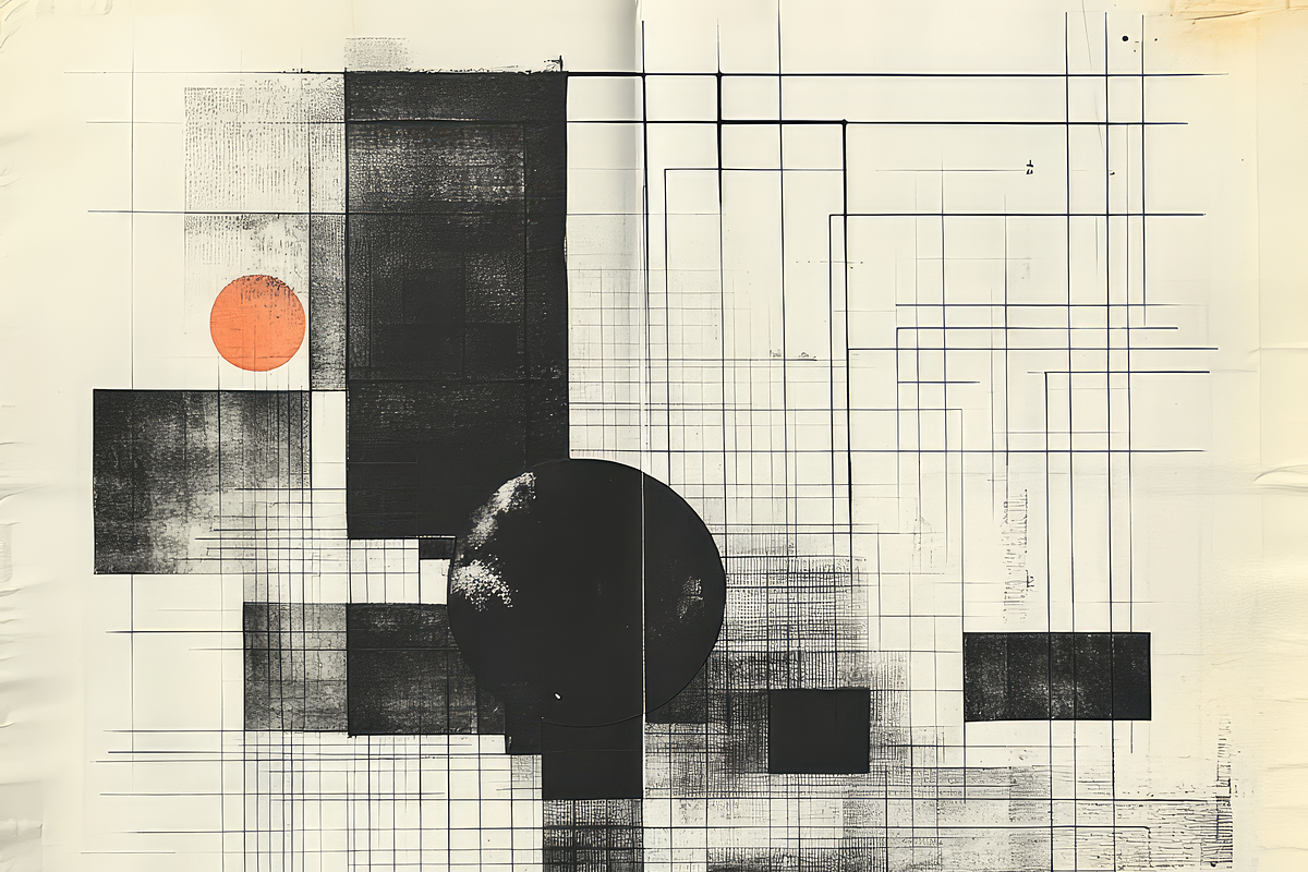 Abstract Minimalist Grid Collage, a Pattern Graphic by Printable Treasure (Photo 6 of 7)