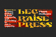 Plank Rollouts Display, a Serif Font by Areatype (Thumbnail 4 of 6)