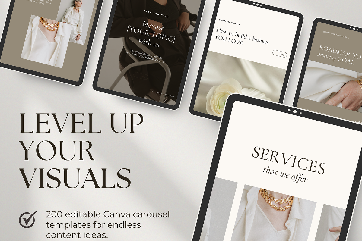 Ultimate Carousel Posts Bundle, a Social Media Template by createwithsarina (Photo 4 of 5)