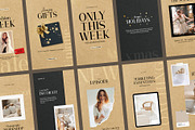 50 Instagram Templates - PS & Canva, a Social Media Template by Imagination Area (Thumbnail 4 of 5)