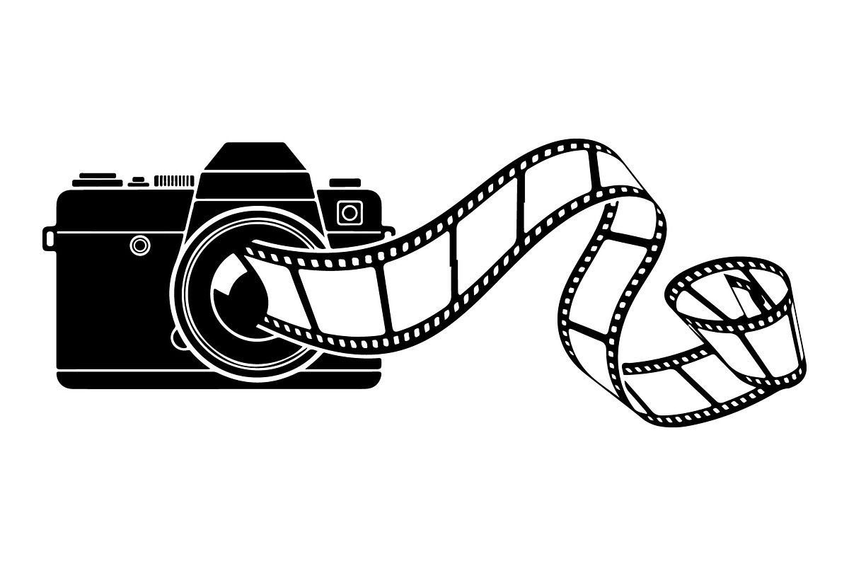 Vintage Camera Film Silhouette, an Object Illustration by yasushie (Photo 10 of 31)