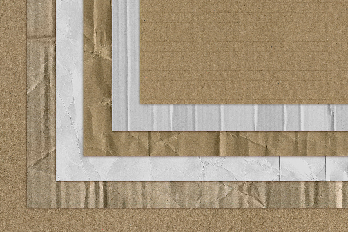 90 Cardboard Paper Textures, a Texture Graphic by ArtistMef