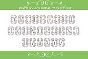Sale-Fratello Nick Initial Caps, a Font by Debi Sementelli (Thumbnail 3 of 3)