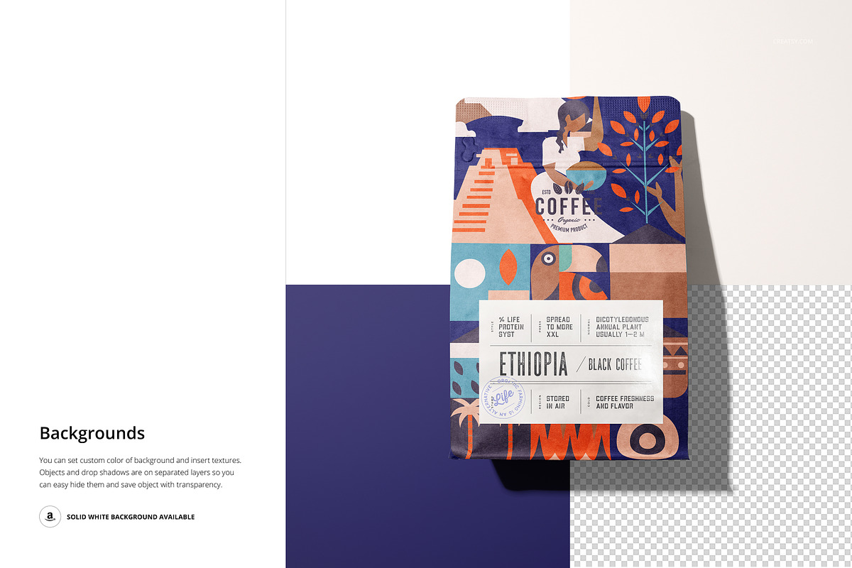 Coffee Bag Mockup Set, a Product Mockup by creatsy5 (Photo 14 of 15)
