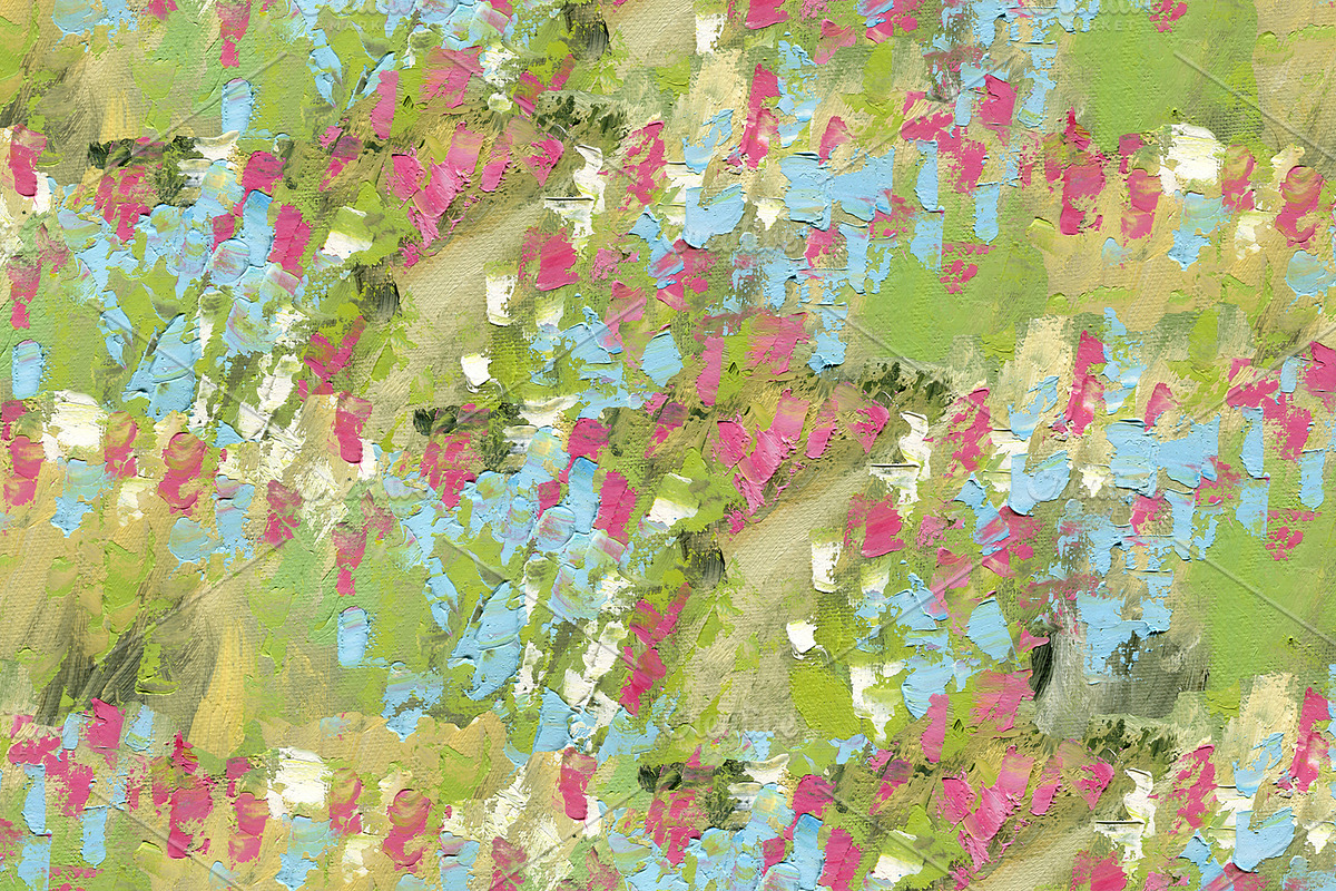 Oil painting seamless patterns., a Pattern Graphic by TaPilipa (Photo 11 of 15)