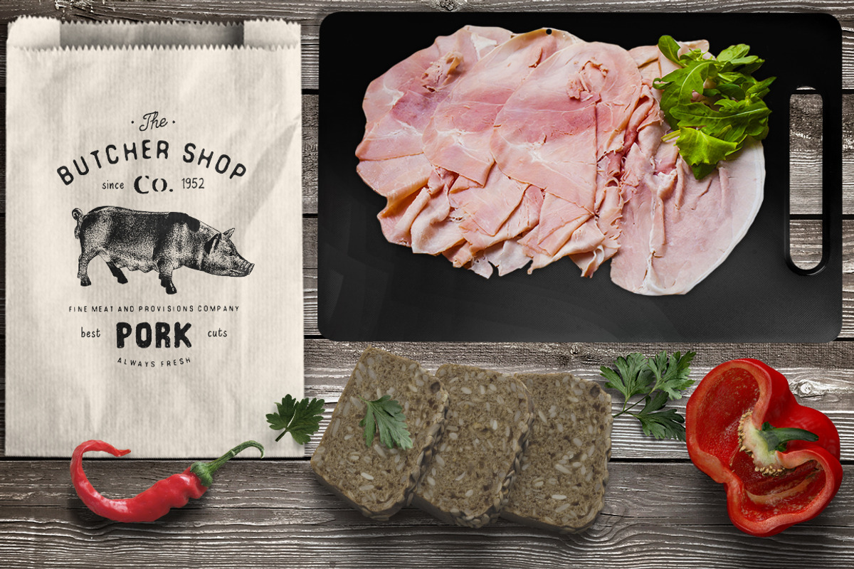 Farm Animal Logo Templates Set, an Animal Illustration by Lemon Workshop (Photo 3 of 6)