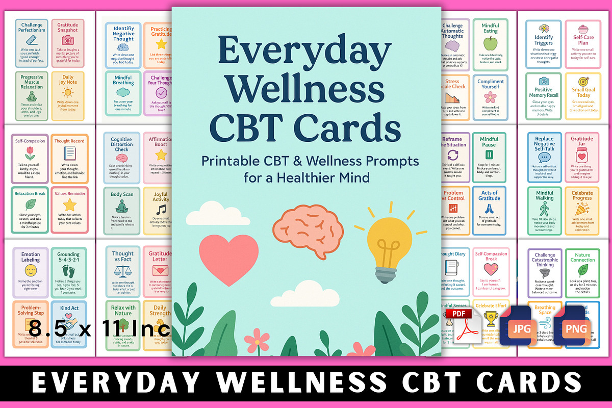 Everyday Wellness CBT Cards