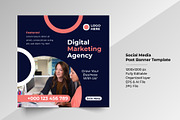 Social Media Marketing Post Banner, a Social Media Template by Tahnix Creative (Thumbnail 2 of 3)