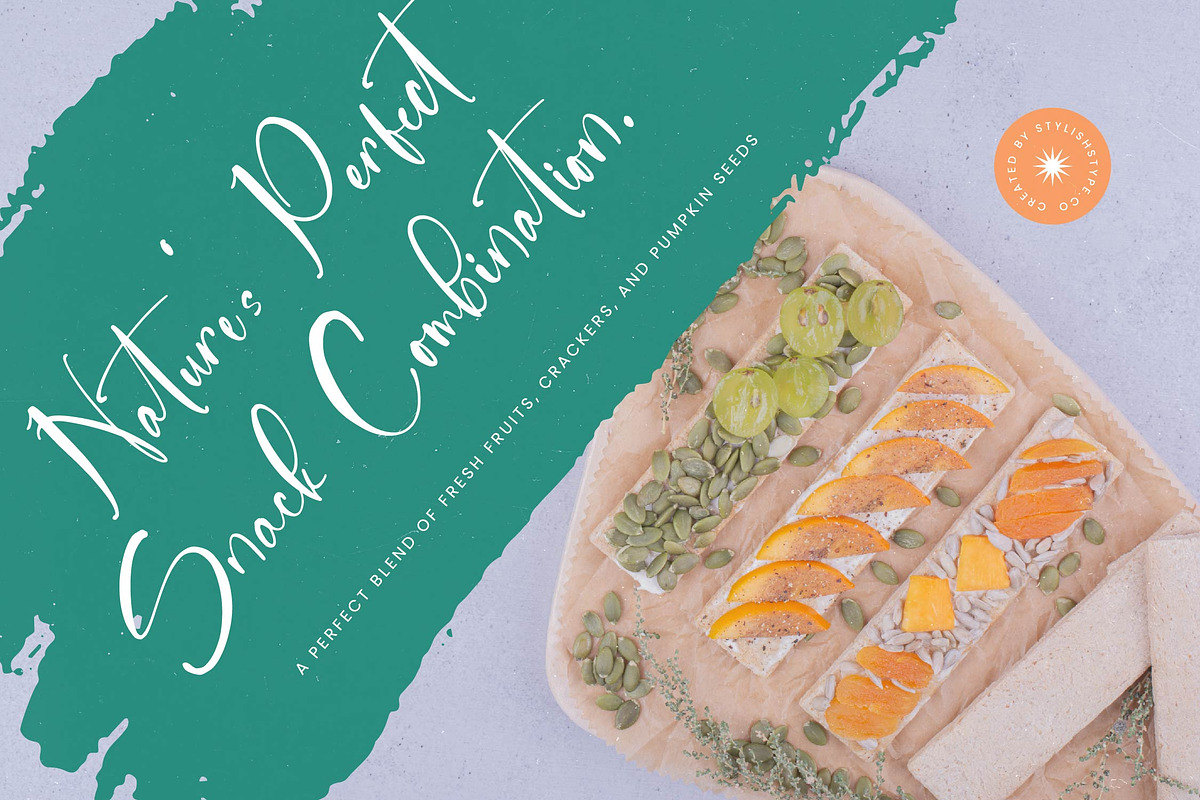Sanitizer Eticulate Stylish Font, a Script Font by stylishtype.co (Photo 7 of 20)