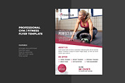 Fitness Flyer Template, a Flyer Template by Diverter (Thumbnail 1 of 3)