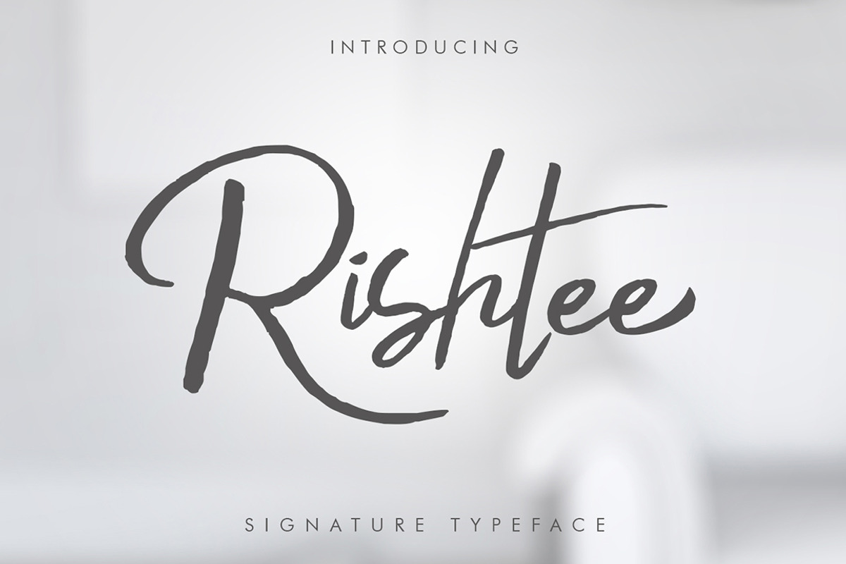 Rishtee Signature Font