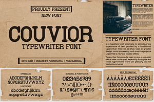 Classic Typewriter Font Bundle