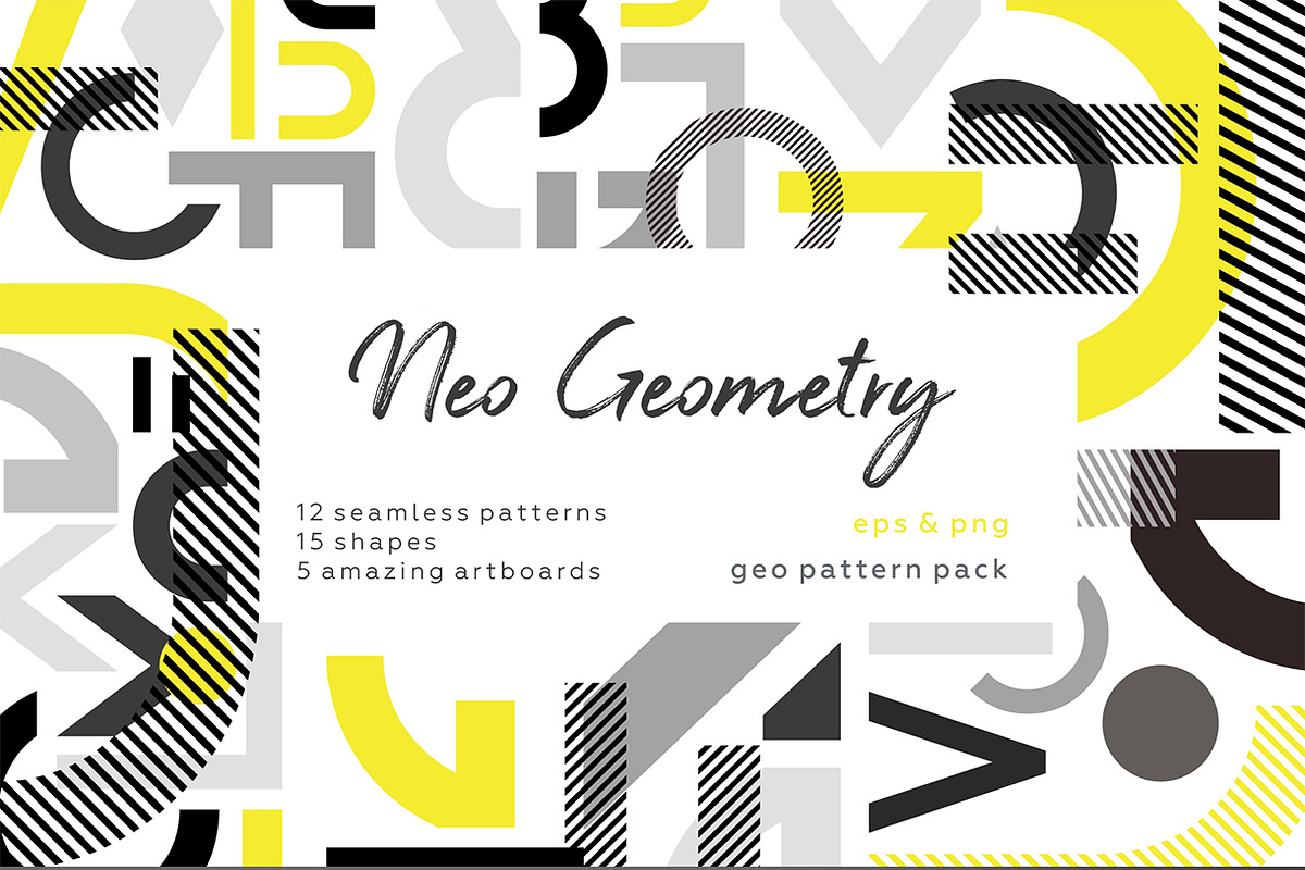 Black Friday! Big Geometric Bundle!, a Pattern Graphic by lisa_kalev (Photo 17 of 31)