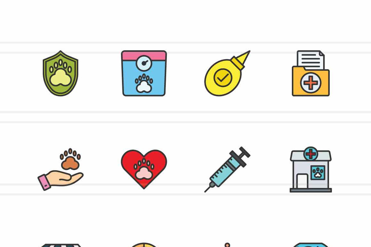 Pet Care Essentials Filled Line Icon, an Icon by IconBunny (Photo 2 of 2)