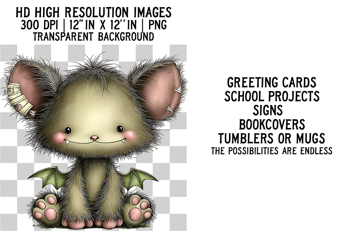 Whimsical Halloween Clipart Bundle, an Illustration by Craft Nest (Photo 2 of 6)