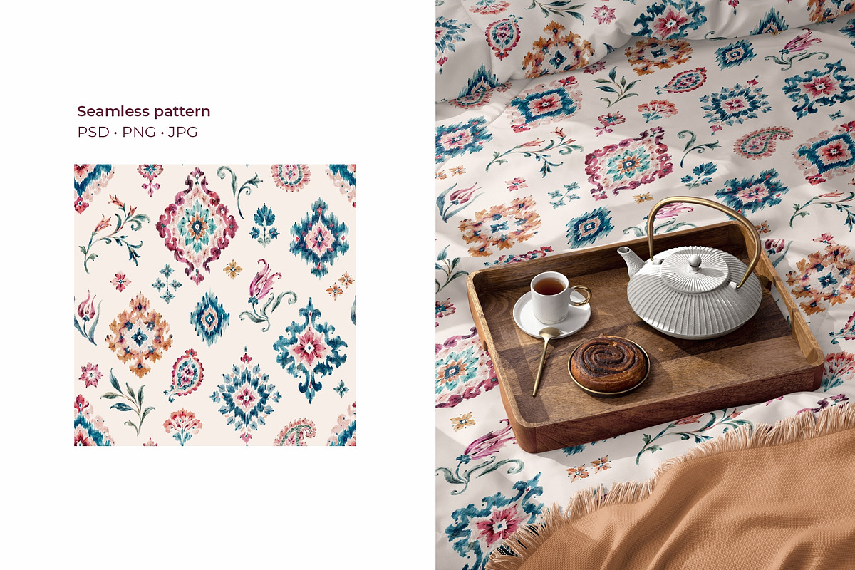ETHNIC CHARM Seamless pattern, a Pattern Graphic by SurfaceStories (Photo 2 of 8)