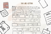 Hand-Drawn planner blank paper SVG, an Education Illustration by RimzStudio (Thumbnail 4 of 8)