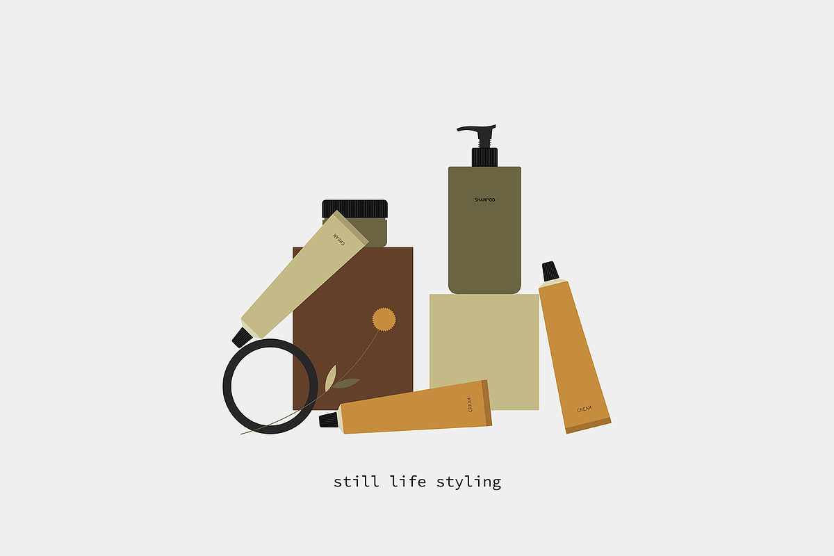 Modern cosmetic bottles, an Icon by LETTER V studio (Photo 10 of 10)