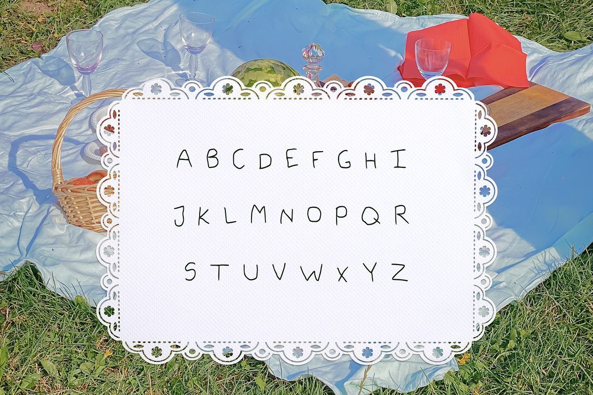 Kiddo - a clumsy & nostalgic font, a Handwritten Font by Iasan Design (Photo 4 of 6)