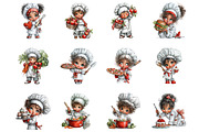 Cute little chef clipart, a Person Illustration by fashionaddict (Thumbnail 6 of 7)
