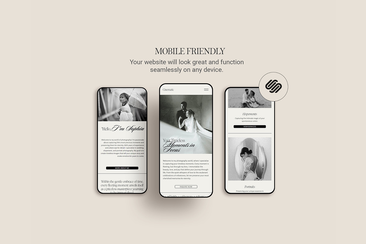 Photographer Website Template, a Squarespace Template by 3.14&Co (Photo 7 of 10)