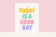 Buble Flowr - Retro Groovy Font, a Sans Serif Font by Jozoor (Thumbnail 4 of 7)